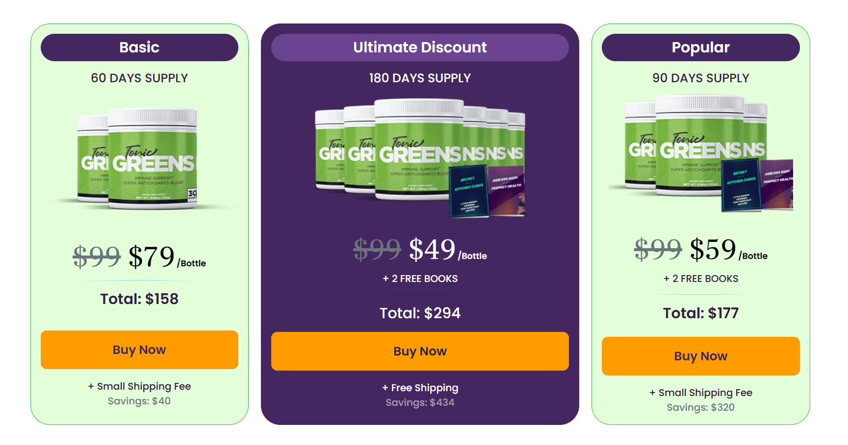TonicGreens-pricing